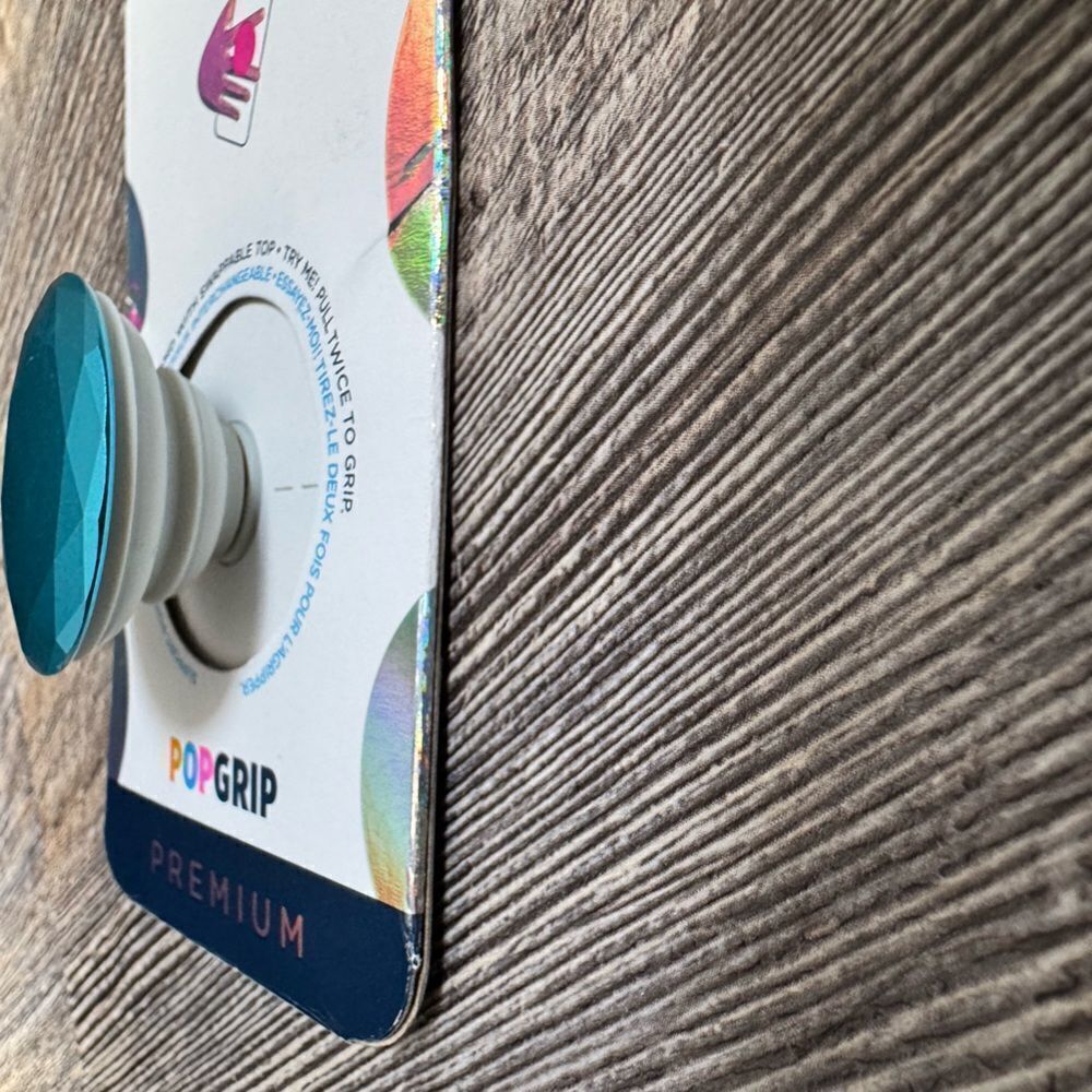 PopSockets PopGrip Premium in Blue - Picture 2 of 4